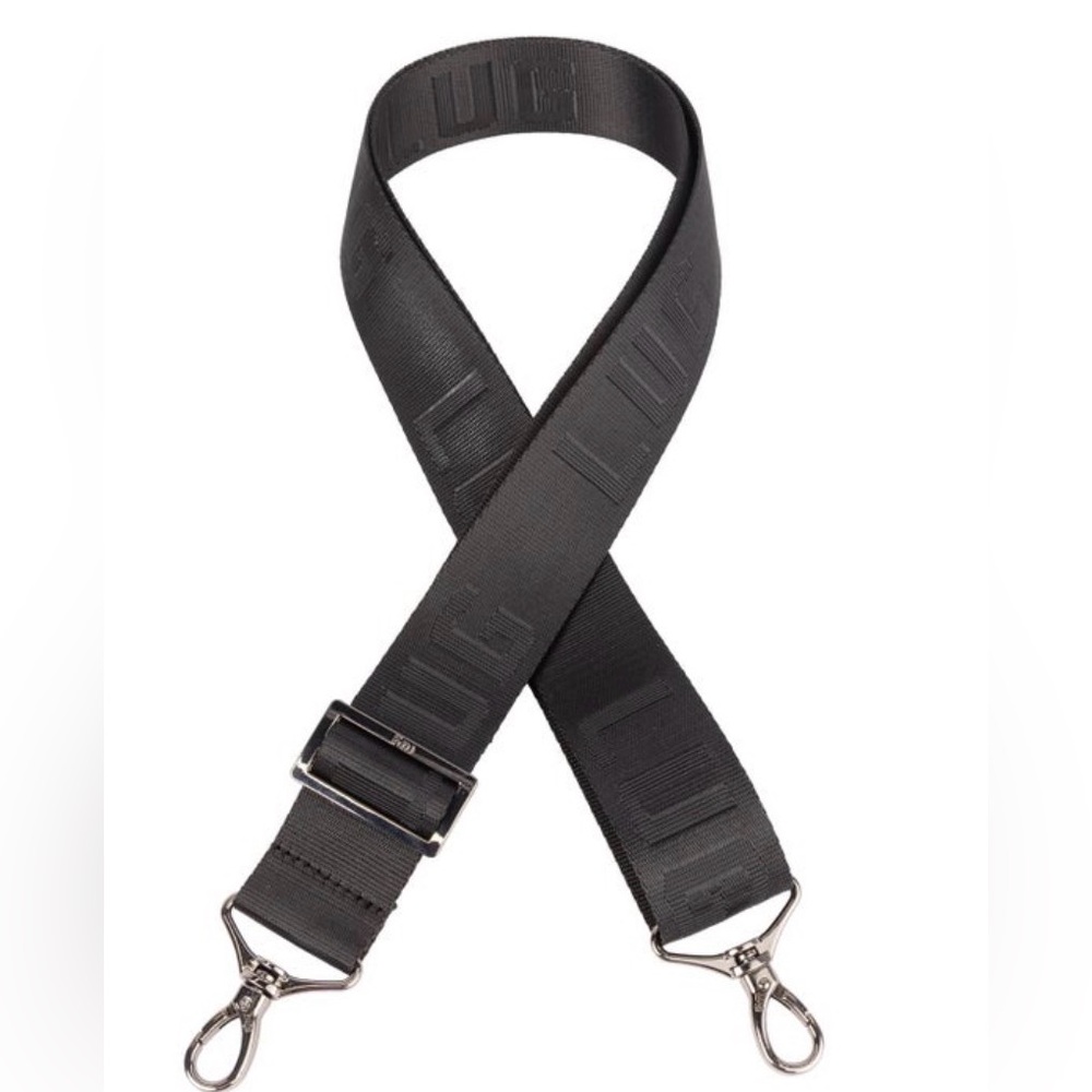 New BLACK lug webbed strap.